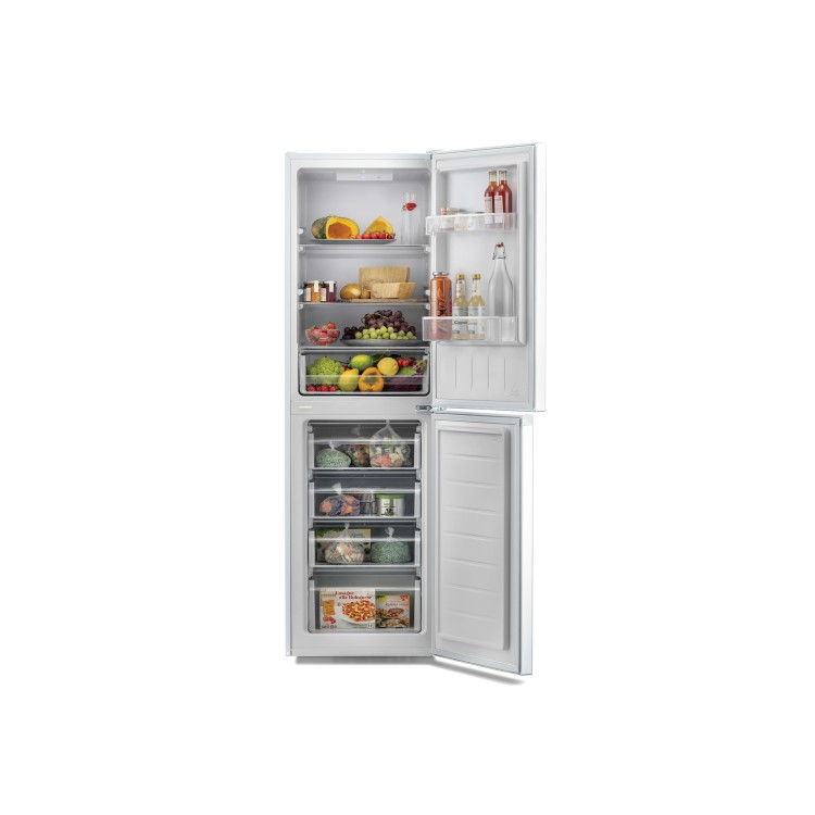 Refurbished Candy CMCL5172WKN Low Frost Freestanding Fridge Freezer White