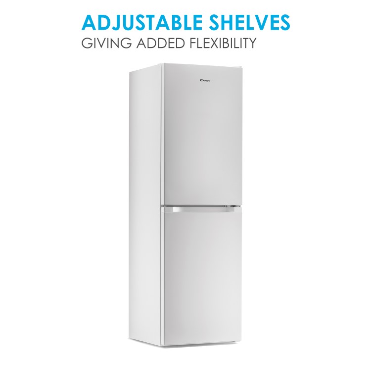 Refurbished Candy CMCL5172WKN Low Frost Freestanding Fridge Freezer White
