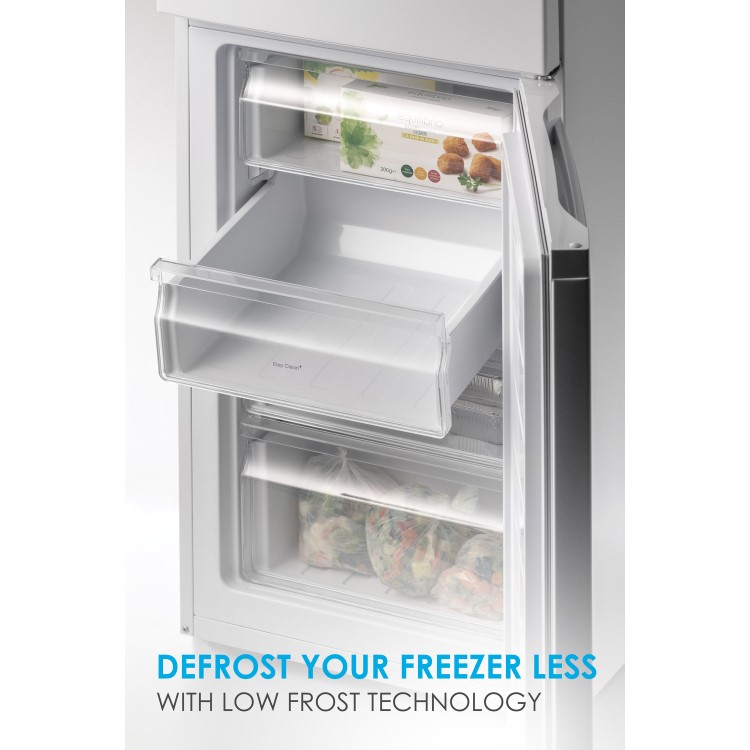 Refurbished Candy CMCL5172WKN Low Frost Freestanding Fridge Freezer White
