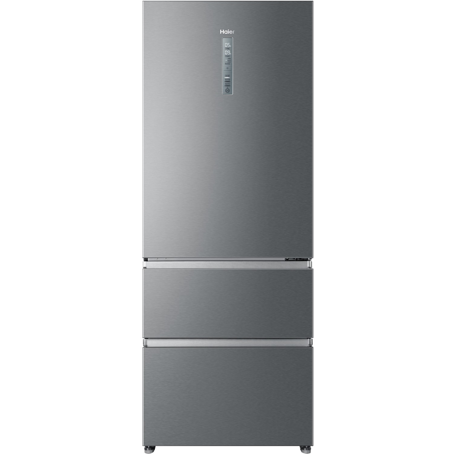 Refurbished Haier A3FE743CPJ Freestanding 431 Litre 60/40 Fridge Freezer Silver