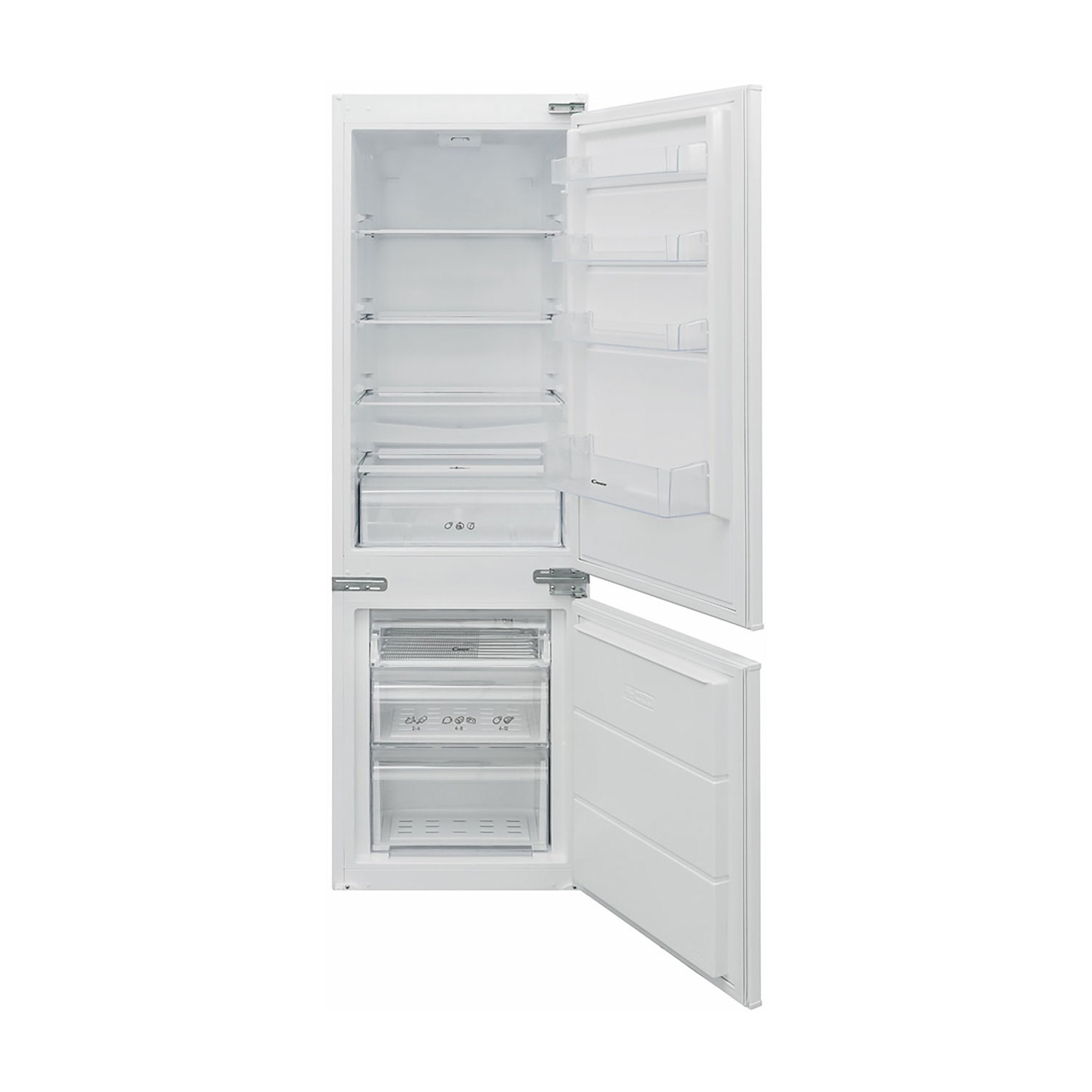 Candy 243 Litre 70/30 Integrated Fridge Freezer - Sliding Rail