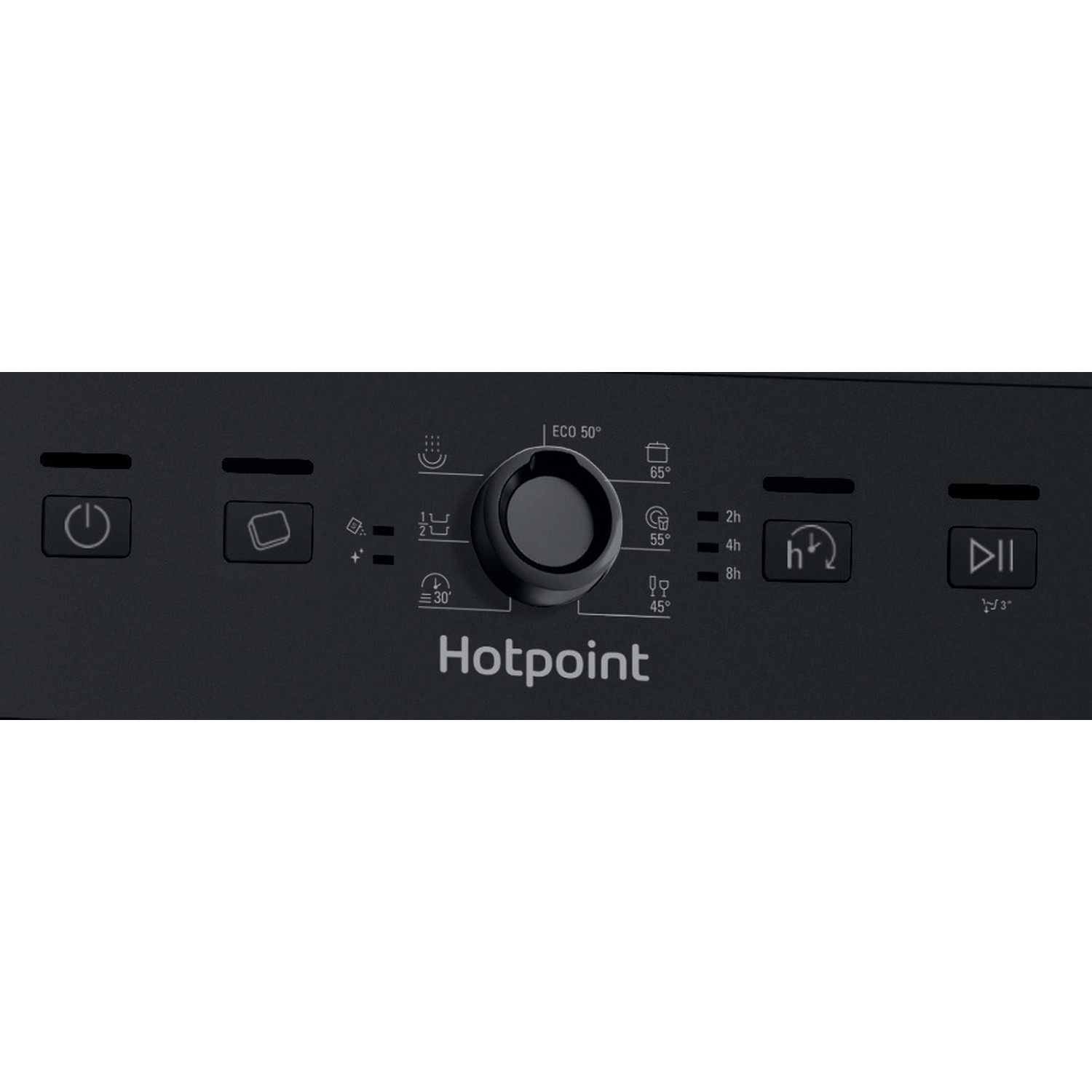 Hotpoint Aquarius 10 Place Settings Freestanding Dishwasher Black