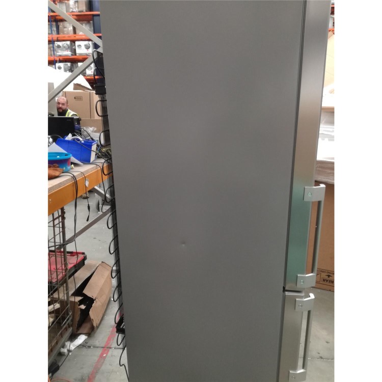 Refurbished Hotpoint NFFUD191X1 444 Litre 60/40 Freestanding Fridge Freezer Stainless steel