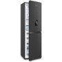 Refurbished Fridgemaster MC55251MDB Freestanding 251 Litre 50/50 Frost Free Fridge Freezer Black