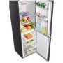 Fridgemaster 251 Litre 50/50 Freestanding Fridge Freezer - Black