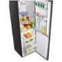 Refurbished Fridgemaster MC55251MDB Freestanding 251 Litre 50/50 Frost Free Fridge Freezer Black