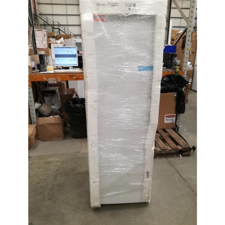 Refurbished Indesit UI8F1CWUK1 260 Litre Tall Freestanding Freezer White