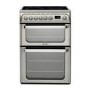 Hotpoint 60cm Electric Double Oven Cooker with Induction Hob - Stainless Steel