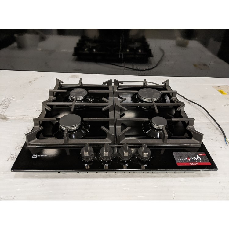 Refurbished Neff N70 T26DS49S0 60cm 4 Zone Gas Hob Black