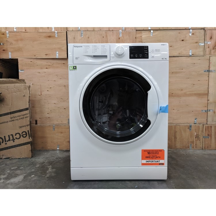 Refurbished Hotpoint Futura RDG8643WWUKN Freestanding 8/6KG 1400 Spin Washer Dryer White