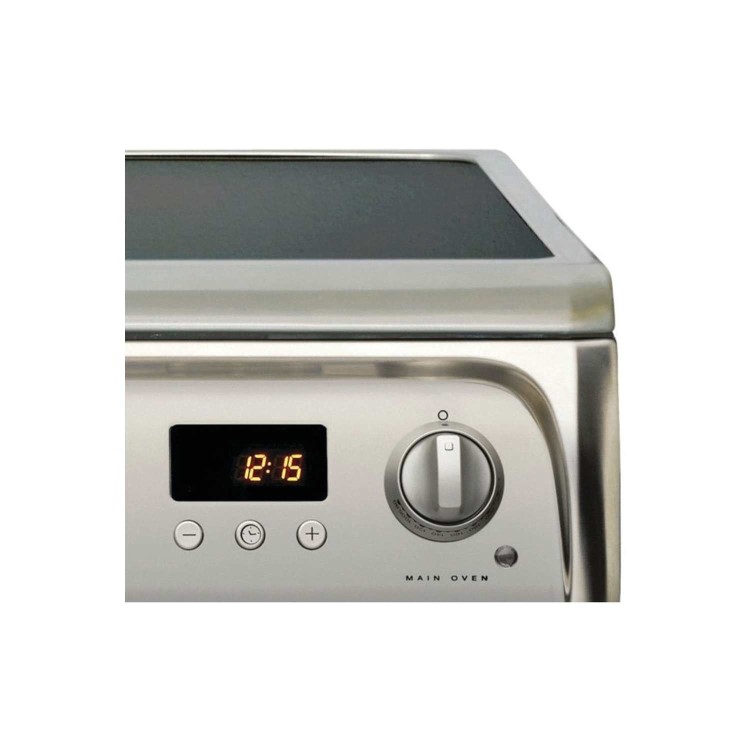 Hotpoint Ultima 60cm Double Oven Electric Cooker with Ceramic Hob - Stainless Steel