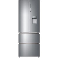 GRADE A3 - Haier HB16WMAA Multidoor American Fridge Freezer With Water Dispenser - Inox Look