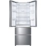 Haier 424 Litre French Style American Fridge Freezer - Stainless steel