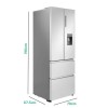 Refurbished Haier HB16WMAA 422 Litre American Fridge Freezer With Water Dispenser