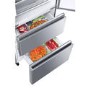 GRADE A2 - Haier HB16WMAA Multidoor American Fridge Freezer With Water Dispenser - Inox Look