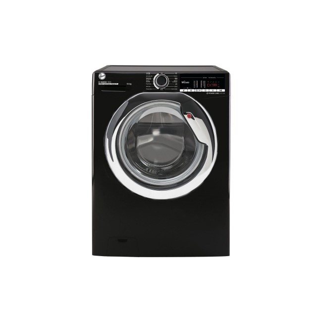 Refurbished Hoover H3WS4105TACBE H-Wash 300 Smart Freestanding 10KG 1400 Spin Washing Machine Black