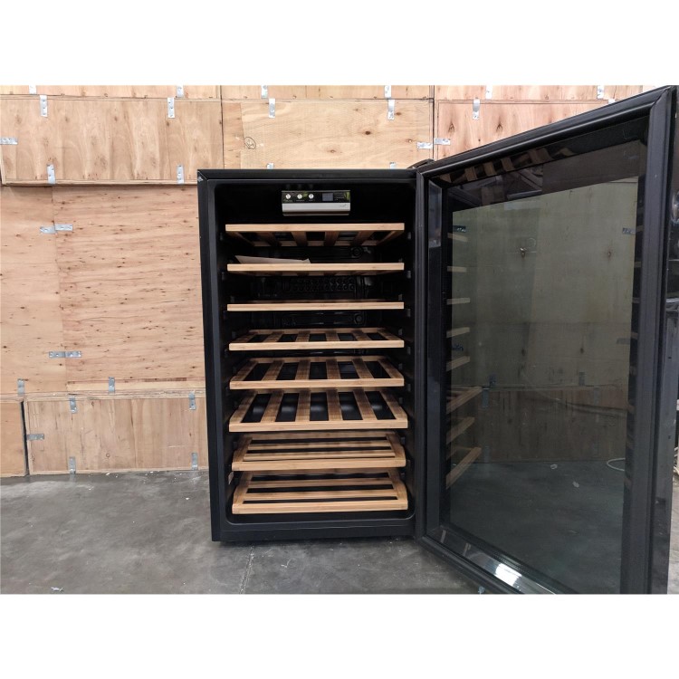 Refurbished Hoover HWC150UKW/N 49cm Wide 42 Bottle Wine Cooler - Black