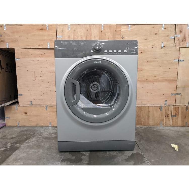 Refurbished Hotpoint TVFS73BGG9 Freestanding Vented 7KG Tumble Dryer Graphite