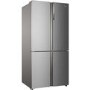 Refurbished Haier HTF-610DM7 610 Litre American Frost Free Fridge Freezer Stainless Steel