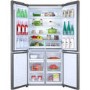 Refurbished Haier HTF-610DM7 610 Litre American Frost Free Fridge Freezer Stainless Steel