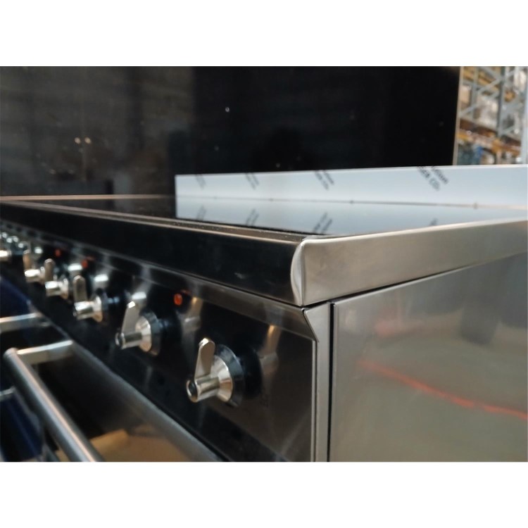 Refurbished Smeg SYD4110I Symphony 110cm Electric Range Cooker with Induction Hob Stainless Steel