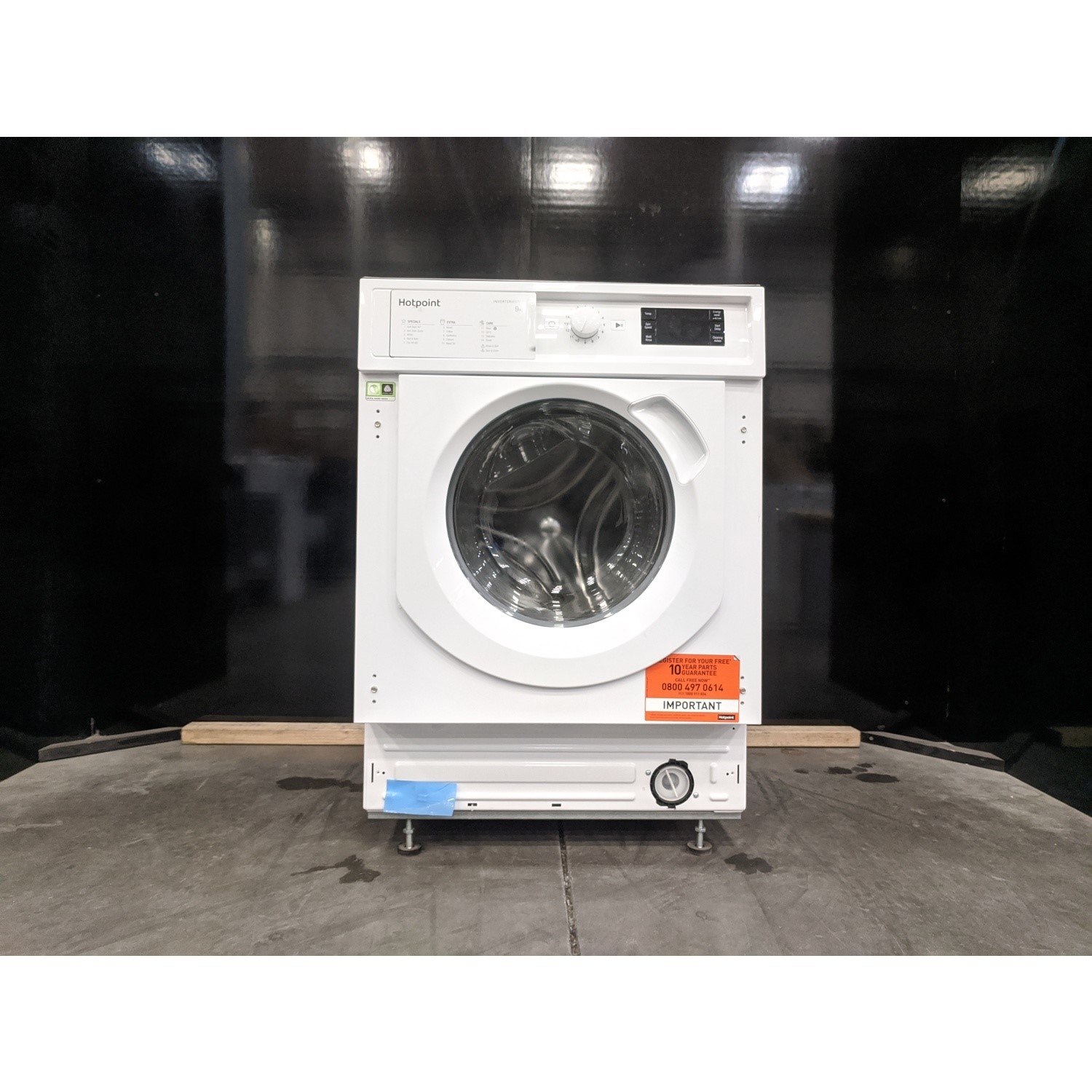 Hotpoint biwmhg91484 9kg clearance integrated washing machine