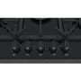 Refurbished Neff N70 T27DS59S0 75cm 5 Burner Gas Hob Black With Cast Iron Pan Stands