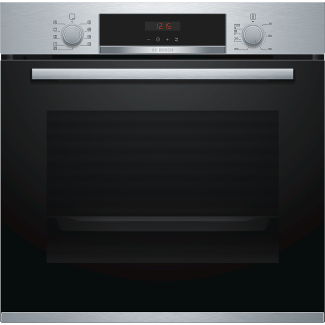 Bosch Series 4 Pyrolytic Electric Single Oven Stainless Steel