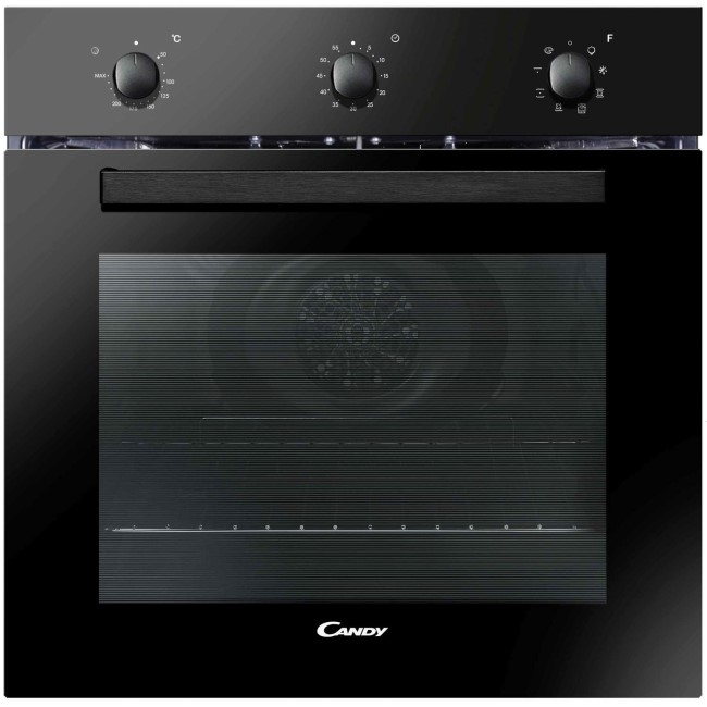 Refurbished Candy FCP602N/E 60cm Single Built In Oven Black