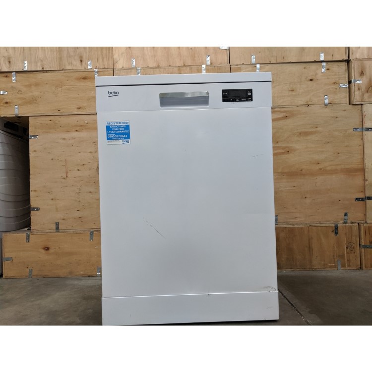 Refurbished Beko DFN16430W 14 Place Freestanding Dishwasher White