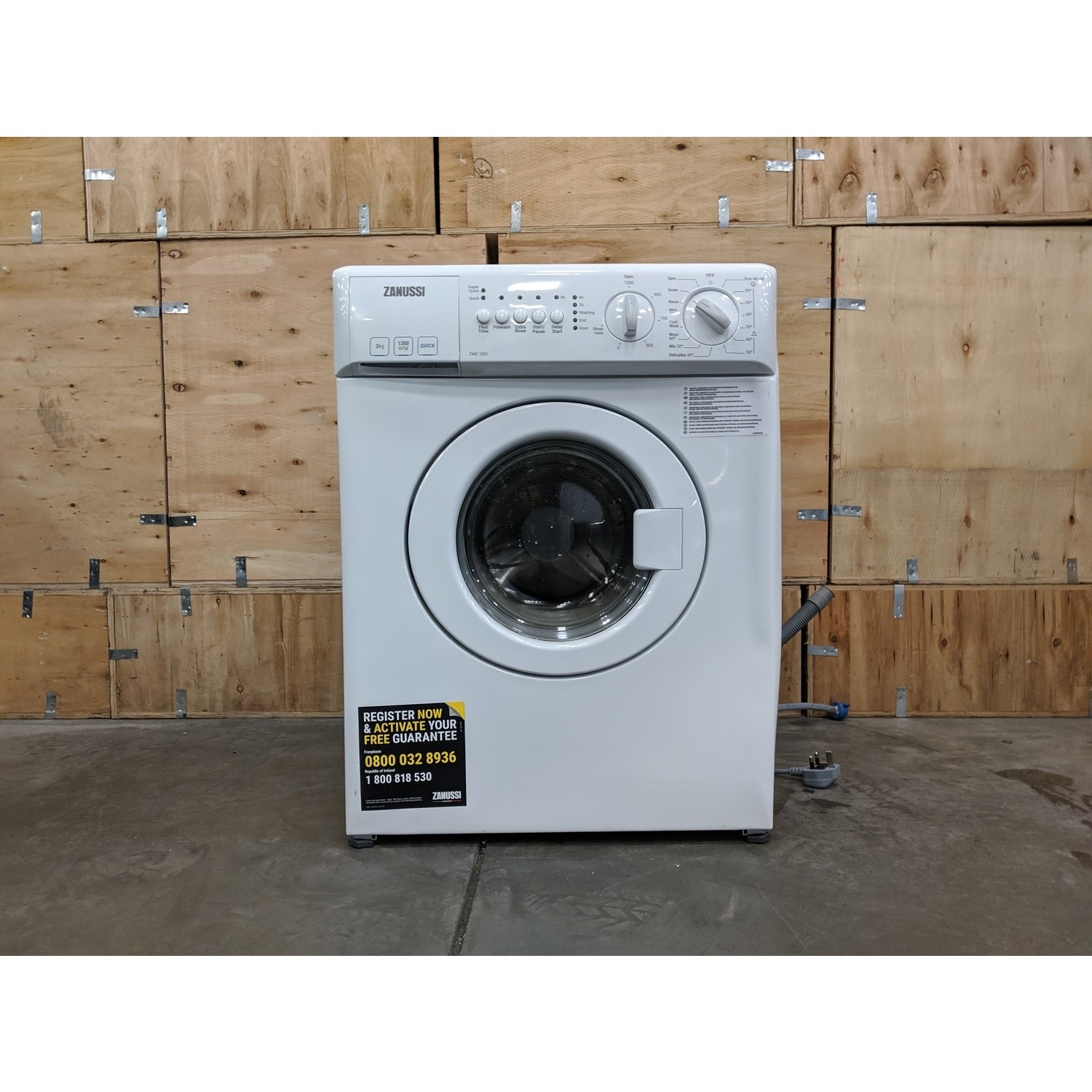 Refurbished Zanussi ZWC1301 Freestanding 3KG 1300 Spin Washing
