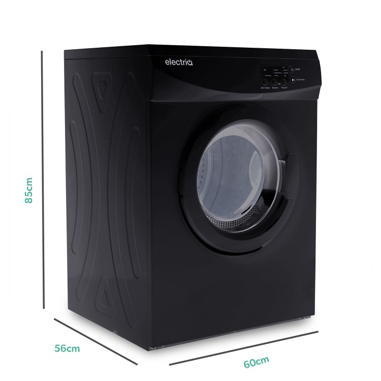 Refurbished 7kg Vented Tumble Dryer in Black
