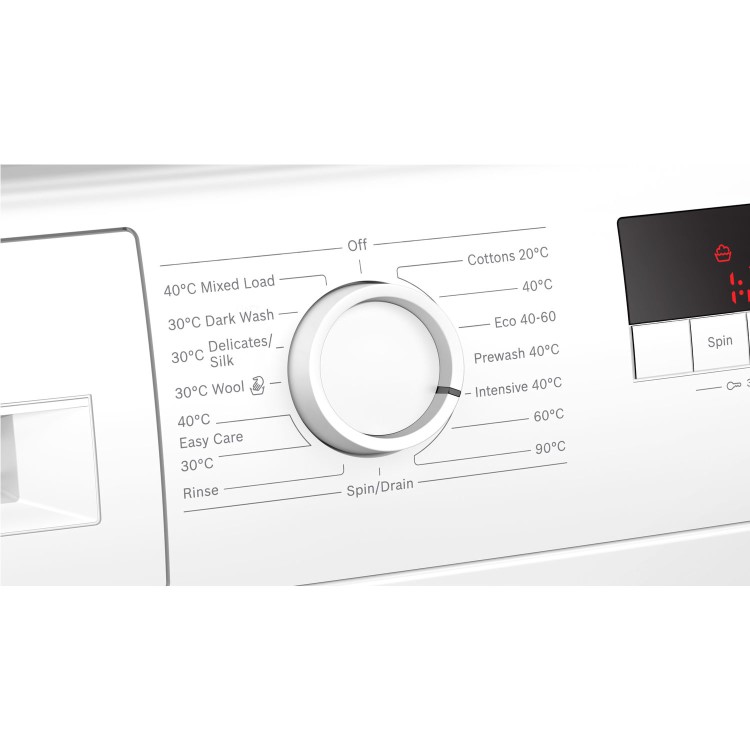 GRADE A2 - Bosch WAJ24006GB Serie 2 7kg 1200rpm Freestanding Washing Machine - White