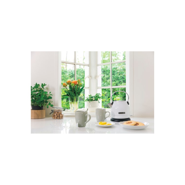 KitchenAid Classic 1.25L Traditional Kettle - White