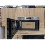 Refurbished Hotpoint MN314IXH Built In 22L with Grill 750W Microwave Stainless Steel