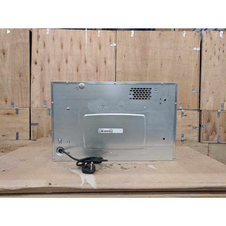 Refurbished Hotpoint MN314IXH Built In 22L with Grill 750W Microwave Stainless Steel