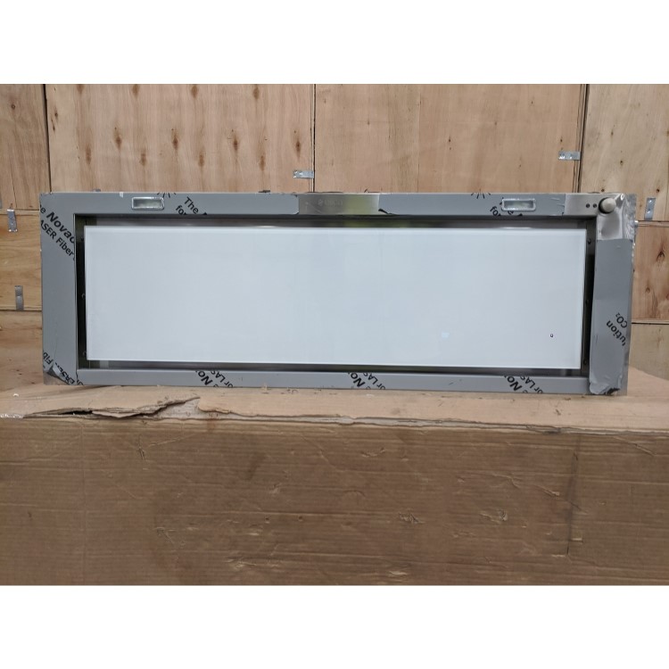 Refurbished Elica Hidden HIDDEN-90 90cm Chimney Cooker Hood Stainless Steel And White Glass