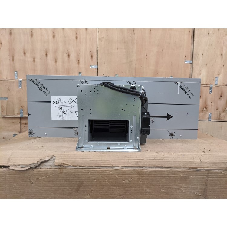 Refurbished Elica Hidden HIDDEN-90 90cm Chimney Cooker Hood Stainless Steel And White Glass