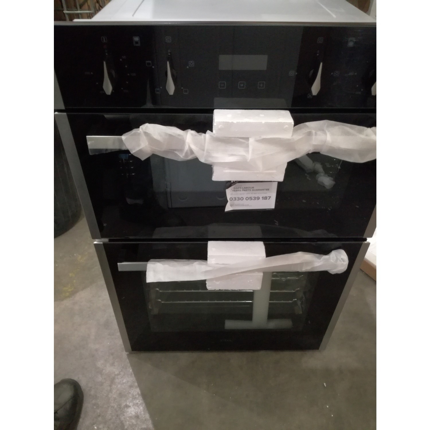 Refurbished CDA DC941SS 60cm Double Built In Electric Oven Stainless Steel
