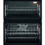 Refurbished Zanussi ZOF35601XK 60cm Double Built Under Electric Oven with Catalytic Liners Stainless Steel