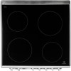 Refurbished Indesit ID60C2X 60cm Double Oven Electric Cooker with Ceramic Hob - Stainless Steel