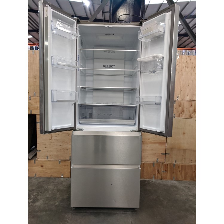 Refurbished Haier HB16WMAA 424 Litre American Fridge Freezer Stainless Steel