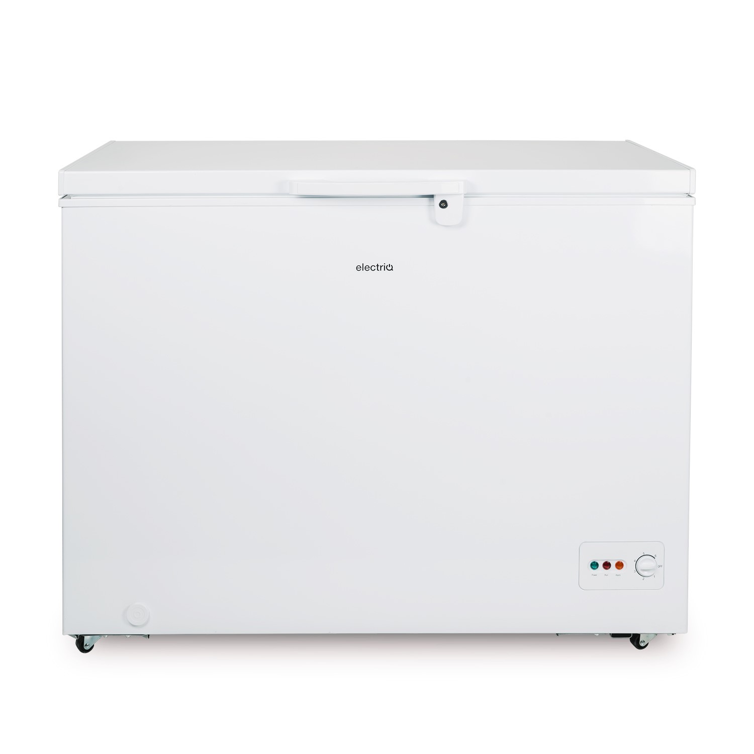 electriQ 300 Litre Chest Freezer - White