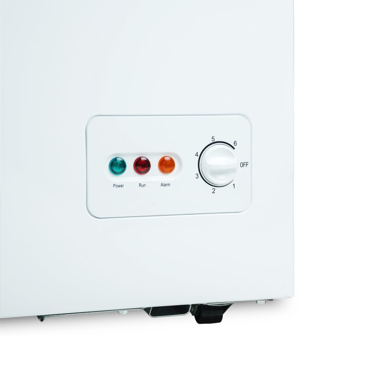 Refurbished electriQ 300 Litre Chest Freezer 67cm Deep  112cm Wide - White