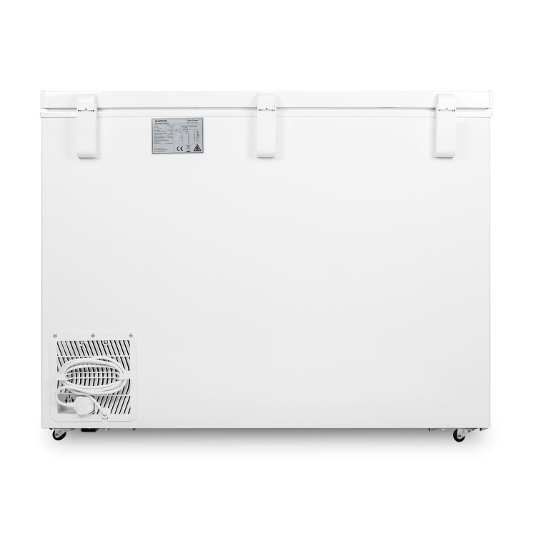 Refurbished electriQ 300 Litre Chest Freezer 67cm Deep  112cm Wide - White
