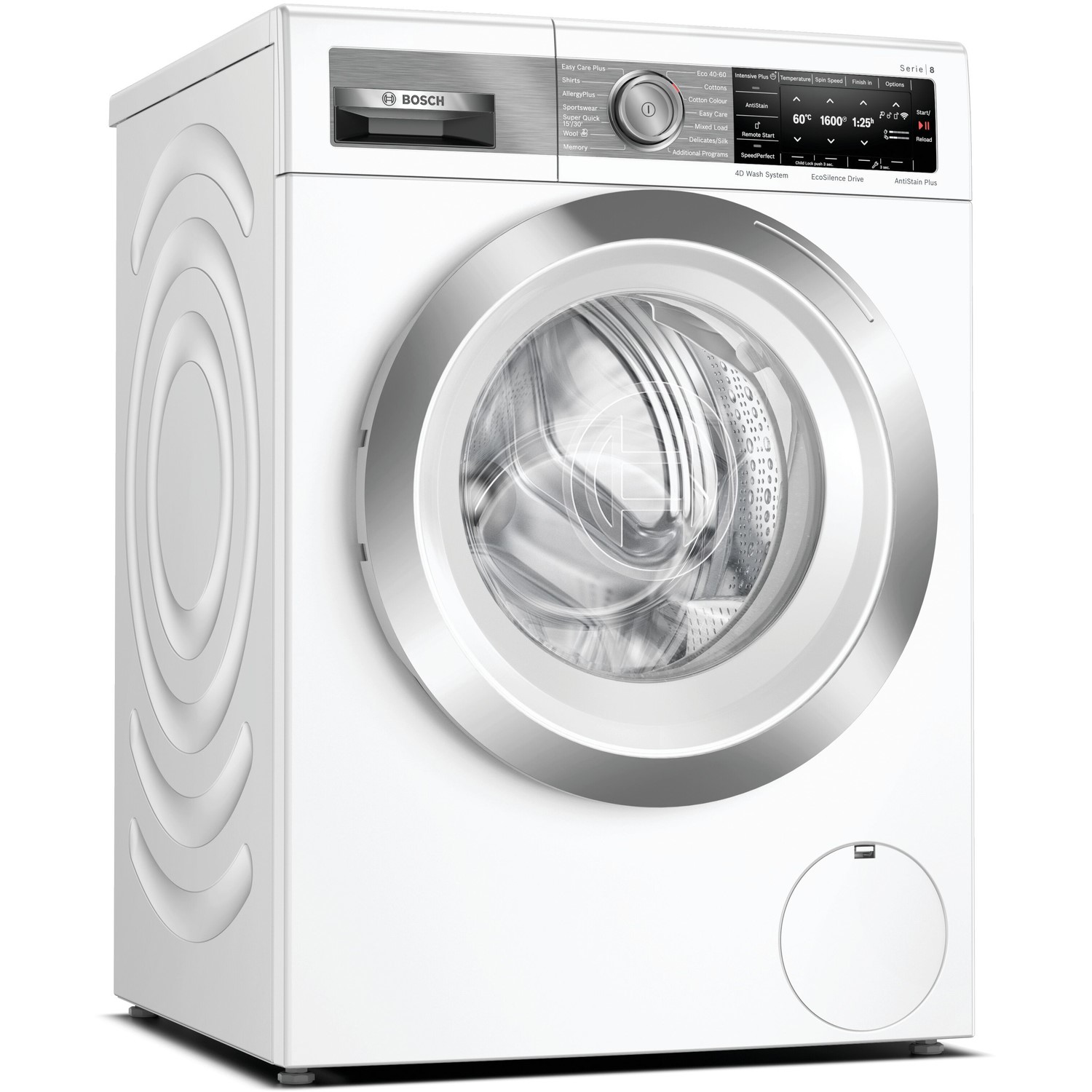 Refurbished Bosch WAX32GH4GB Serie 8 10KG 1600 Spin Freestanding Washing Machine - White