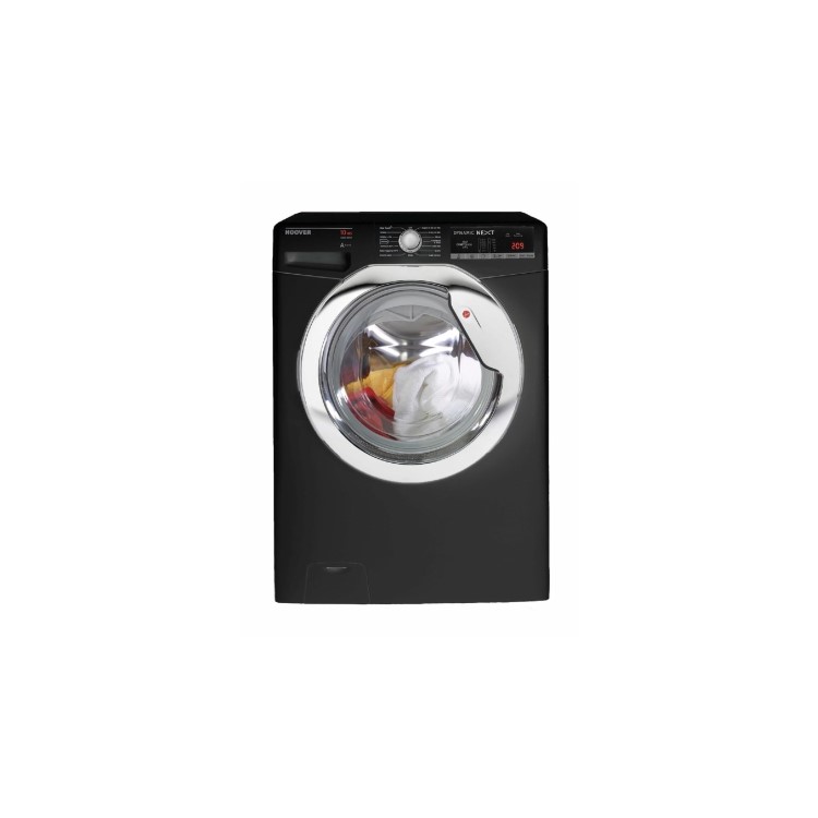 Refurbished Hoover Dynamic Next DXOA410C3B Smart Freestanding 10KG 1400 Spin Washing Machine Black