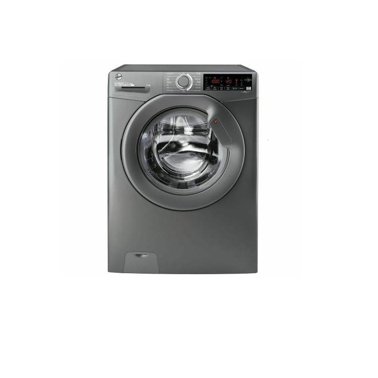 Refurbished Hoover H-Wash 300 H3W68TMGGE Smart Freestanding 8KG 1600 Spin Washing Machine Graphite