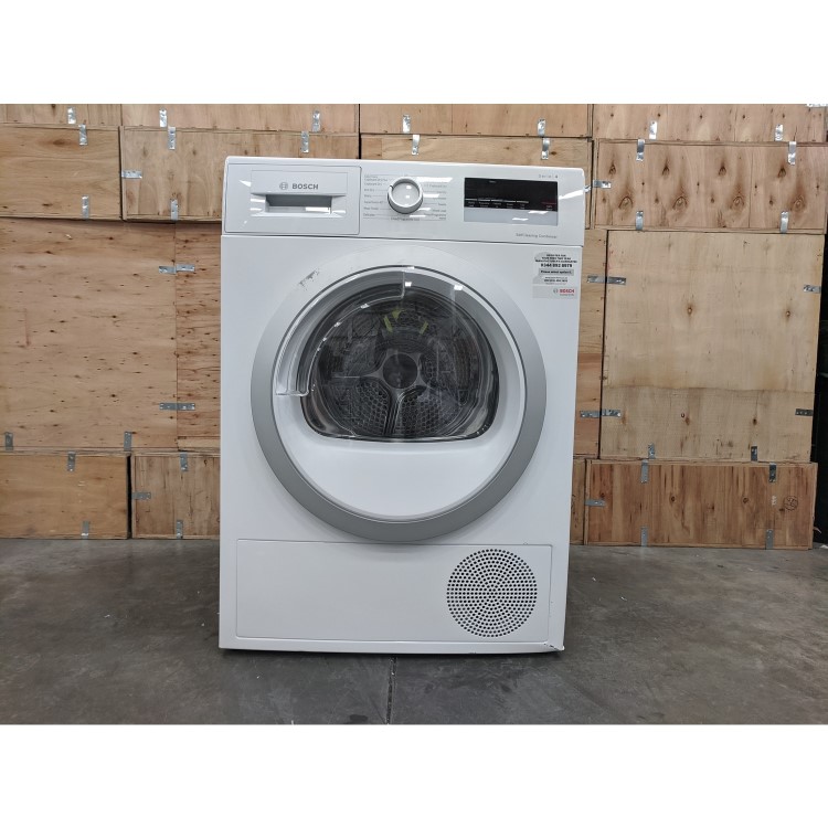 Refurbished Bosch WTW85231GB 8kg Freestanding Heat Pump Tumble Dryer With Self Cleaning Condenser - White