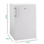 Hoover 91 Litre Freestanding Undercounter Freezer - White
